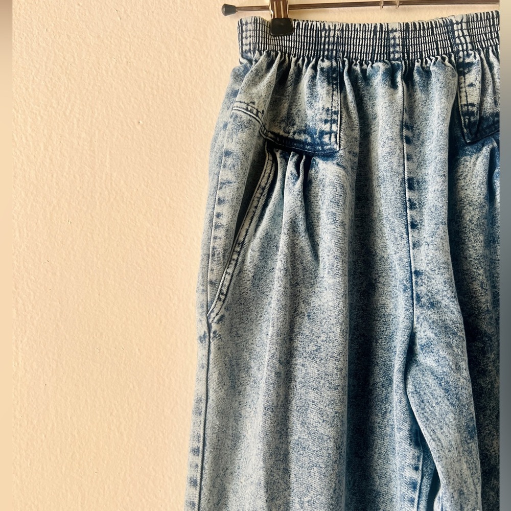 VINTAGE - Chic Acid Wash Jeans - 2